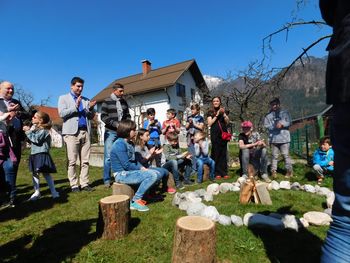 Predsednik Republike Slovenije Borut Pahor na obisku v Stanovanjski skupini Črnava v Preddvoru Predsednik Republike Slovenije Borut Pahor na obisku v Stanovanjski skupini Črnava v Preddvoru