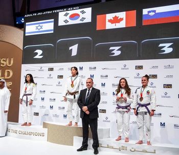 Maja Povšnar tretja na svetovnem jujitsu članskem prvenstvu v Abu Dhabiju