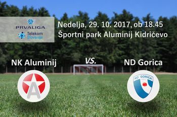 Aluminij : Gorica, 14. krog Prve lige Telekom Slovenije 2017/18