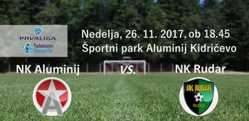 Aluminij : Rudar - 17. krog Prve lige Telekom Slovenije 2017/18