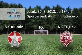 Aluminij : Triglav - 25. krog Prve lige Telekom Slovenije 2017/18