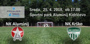 Aluminij : Krško - 20. krog Prve lige Telekom Slovenije 2017/18