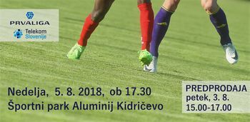 Aluminij : Maribor - 3. krog Prve lige Telekom Slovenije 2018/19
