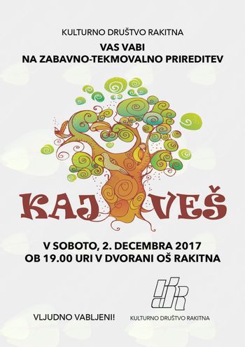 Kaj veš 2017