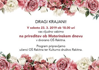 Prireditev ob Materinskem dnevu