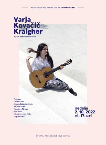 KITARSKI RECITAL VARJE KOVAČIČ KRAIGHER
