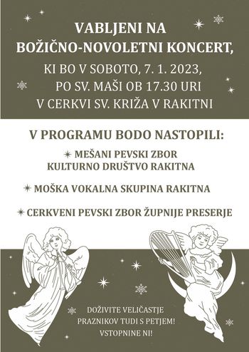 BOŽIČNO-NOVOLETNI KONCERT