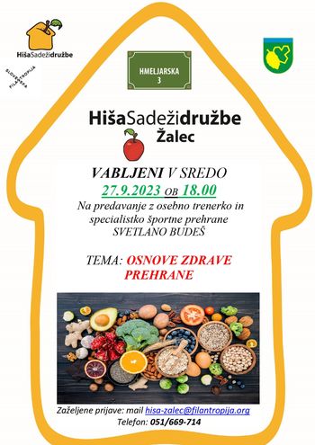 PREDAVANJE O ZDRAVI PREHRANI