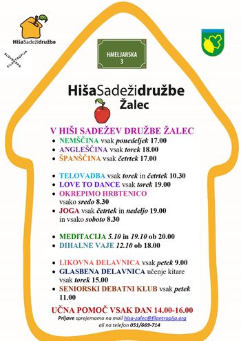 PREGLED TEČAJEV IN DOGODKOV