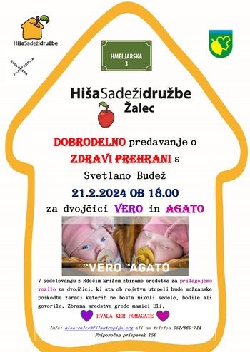 DOBRODELNO PREDAVANJE O ZDRAVI PREHRANI