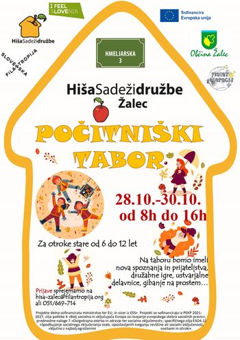 JESENSKI POČITNIŠKI TABOR