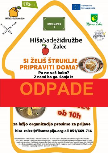 AJDOVI ŠTRUKLJI - DELAVNICA ODPADE