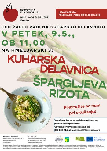 Kuharska delavnica: špargljeva rižota