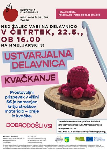 Ustvarjalna delavnica: kvačkanje