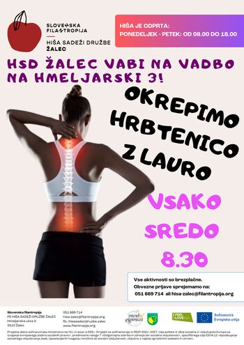 Okrepimo hrbtenico