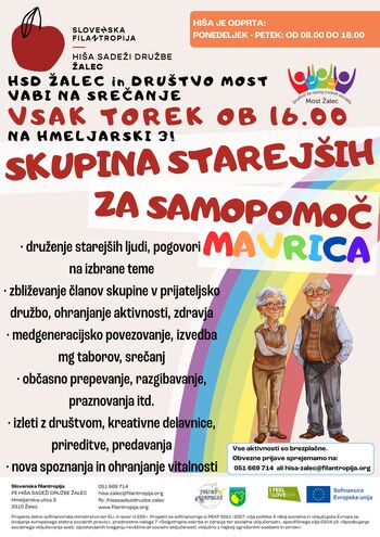 Skupina starejših za samopomoč nad 65 let Mavrica