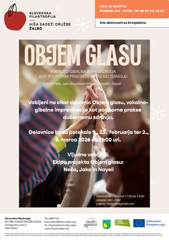 OBJEM GLASU, vokalno-gibalna improvizacija kot podporna praksa duševnemu zdravju