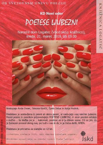 POETESE LJUBEZNI - predstava KD Novi oder