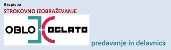 Razpis / OBLO OGLATO - strokovno izobraževanje