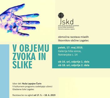 V OBJEMU ZVOKA IN SLIKE 2019, območna otroška likovna razstava / TLK – 17.-26.5.2019 