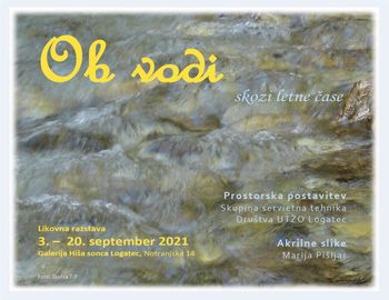 OB VODI skozi letne čase, likovna razstava