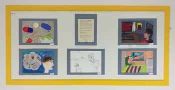 Mladi logaški likovniki so sodelovali na natečaju V objemu zvoka in slike Mladi logaški likovniki so sodelovali na natečaju V objemu zvoka in slike