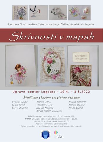 Razstava SKRIVNOSTI V MAPAH