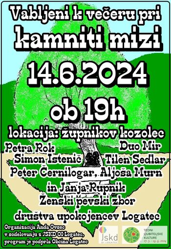 POLETNI VEČERI PRI KAMNITI MIZI NA SEKIRICI