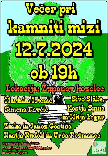 DRUGI POLETNI VEČER PRI KAMNITI MIZI