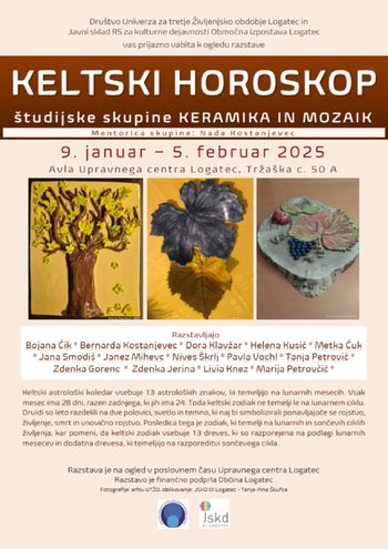 Razstava izdelkov skupine KERAMIKA IN MOZAIK Društva UTŽO Logatec