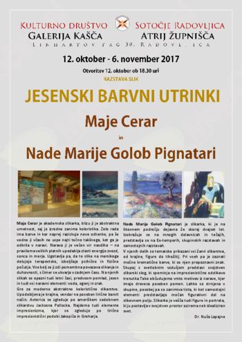 Razstava  - Župnišče Radovljica 12.10.2017