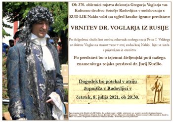 VRNITEV DR. VOGLARJA IZ RUSIJE