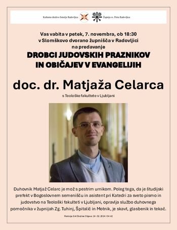 DROBCI JUDOVSKIH PRAZNIKOV IN OBIČAJEV V EVANGELIJIH