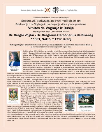 Vrnitev dr. Voglarja iz Rusije