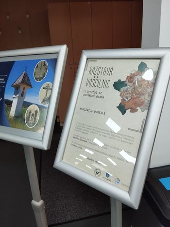 Vabilo na razstavo v Knjižnico Domžale