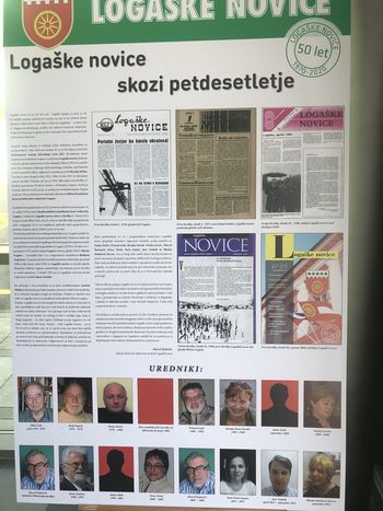 Jubilejna razstava ob 50-letnici izhajanja Logaških novic