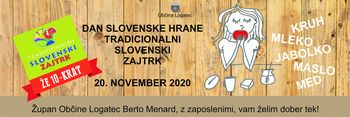 Ne pozabite na Dan slovenske hrane in tradicionalni slovenski zajtrk Ne pozabite na Dan slovenske hrane in tradicionalni slovenski zajtrk