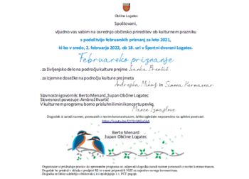 Podelitev februarskih priznanj za leto 2021