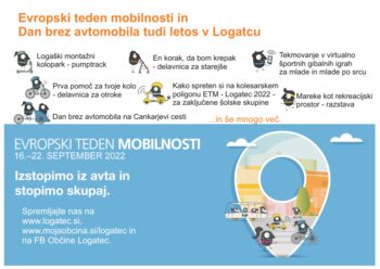 Teden mobilnosti v Logatcu 2022