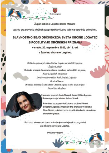 Občinski praznik Občine Logatec 2023 in dogodki ob njem