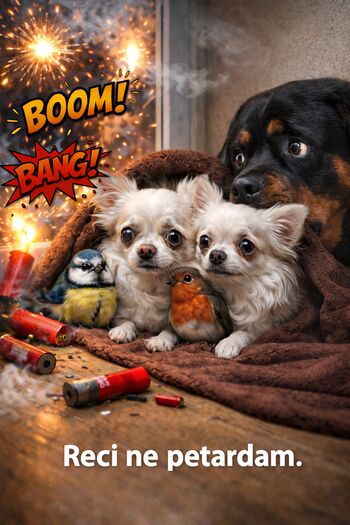 Novoletni prazniki brez petard – poskrbimo za varnost vseh