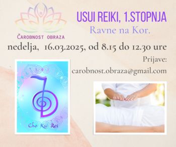 USUI REIKI tečaj - 1.stopnja