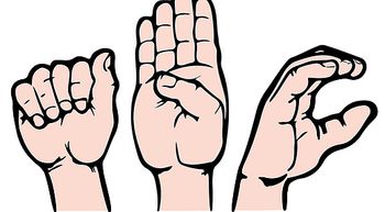 "Zgodba o belih zajčkih" v znakovnem jeziku