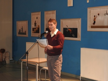 Fotografije Mateja Peljhana v prostorih colske šole