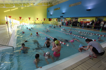 Prva tekma v zimskem bazenu! Prva tekma v zimskem bazenu!