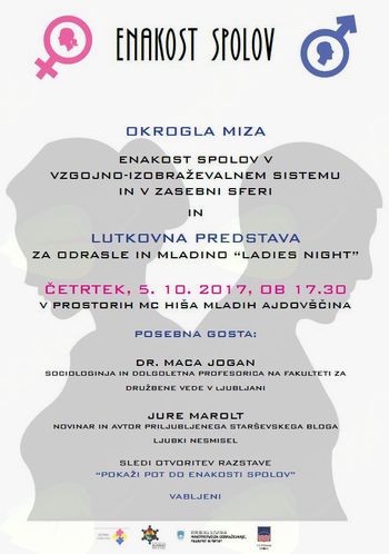 Okrogla miza o enakosti spolov