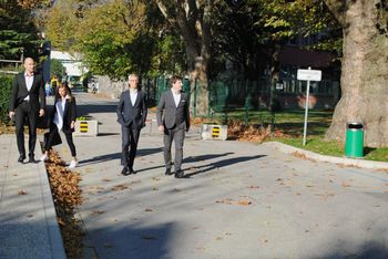 Minister Jernej Pikalo v Ajdovščini Minister Jernej Pikalo v Ajdovščini