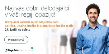 Brezplačni spletni karierni sejem MojeDelo.com: boljša zaposlitev v regiji na dosegu računalnika