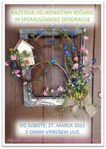 Razstava velikonočnih košaric v Vipavi