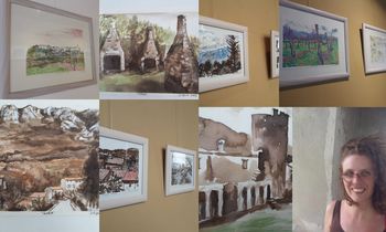 Slike iz domačih krajev Julijane Božič